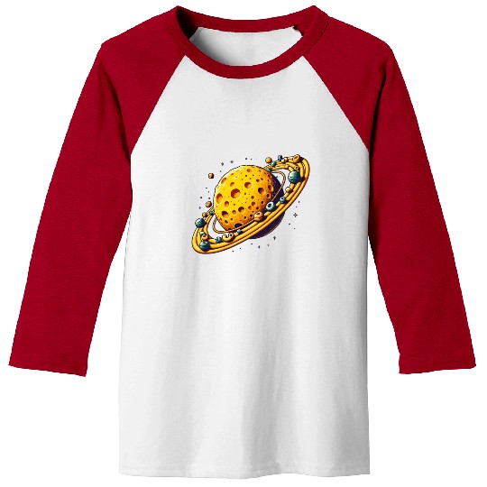 Galaxy Mac and Cheese | Sci-fi Comfort Food Gifts Baseball Tees