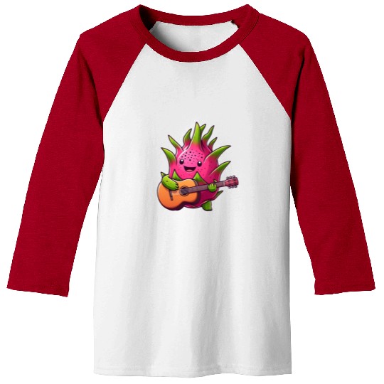 Dragon Fruit Jam: Playing the Guitar Baseball Tees