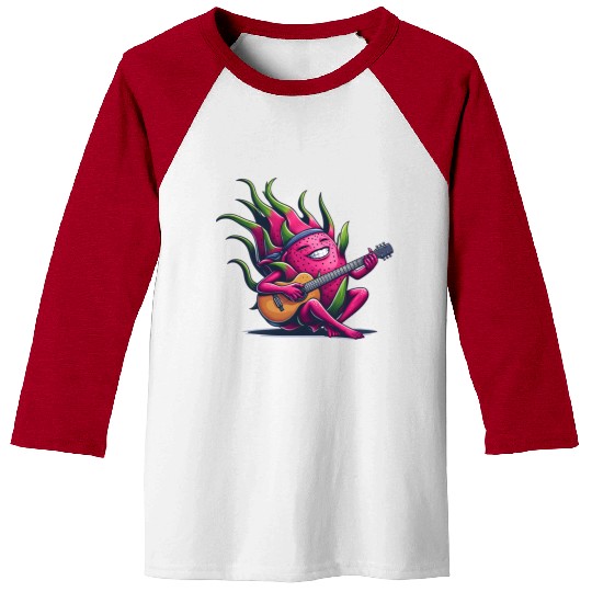 Dragon Fruit Jam: Playing the Guitar Baseball Tees