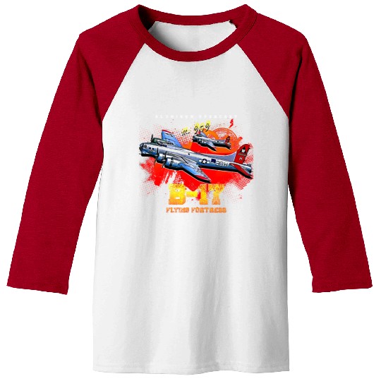 B-17 Flying Fortress heavy us air force bomber Air Baseball Tees