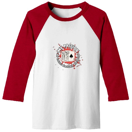 Classic Blackjack My Passion My Classic Card Game Baseball Tees