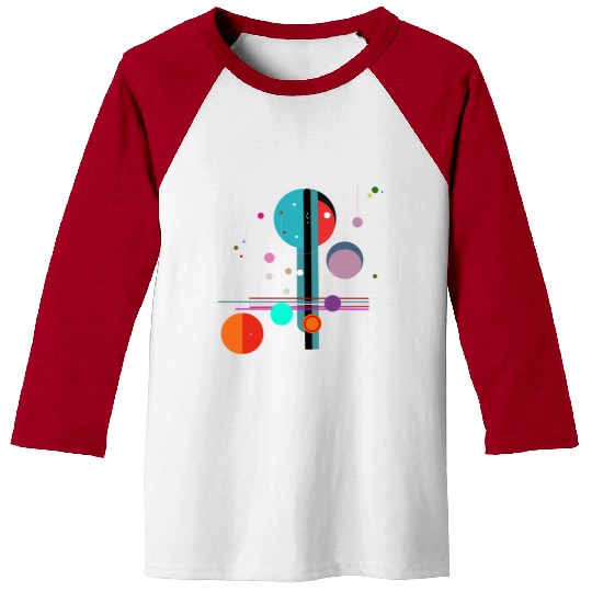 Geometric art Baseball Tees
