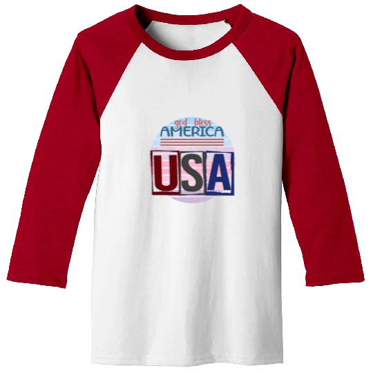 usa Baseball Tees