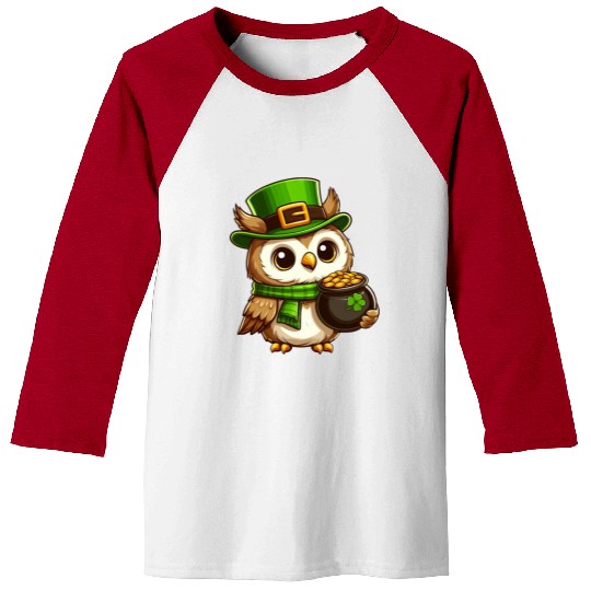 Golden Owl St. Patrick's Day Baseball Tees