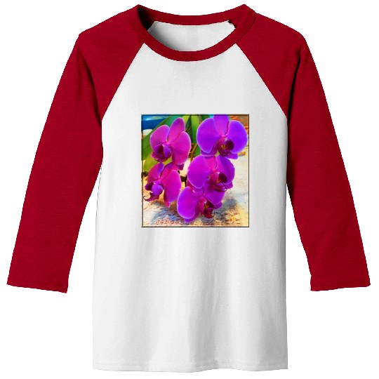 Orchid 2 Baseball Tees