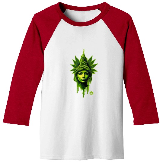 Mary Jane Weed Queen Baseball Tees