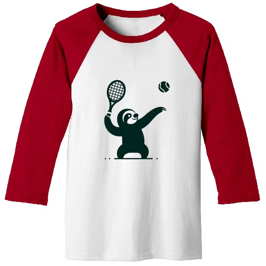 SLOTH TENNIS Baseball Tees