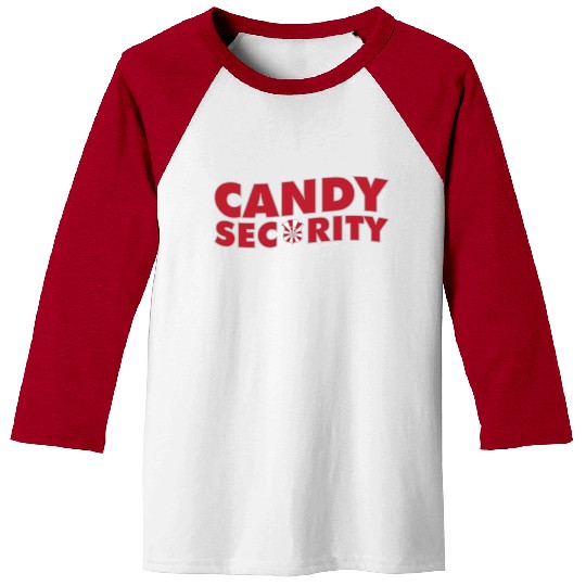 Candy Security Mom Dad Matching Birthday Costume Baseball Tees