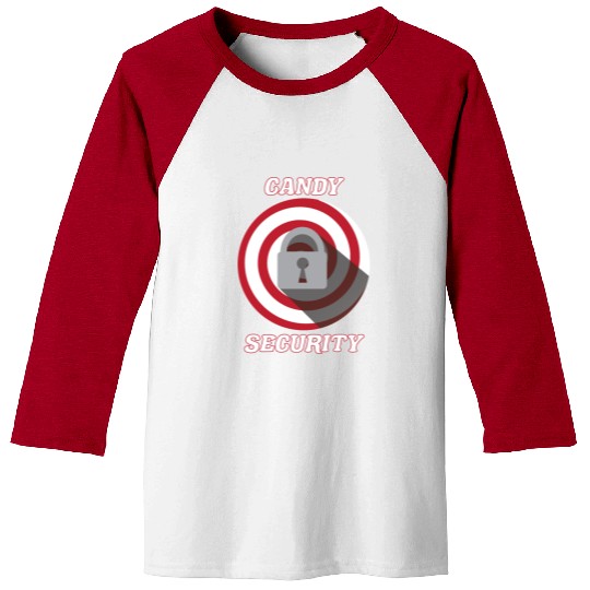 Candy Security Kids Parents Matching Birthday Baseball Tees