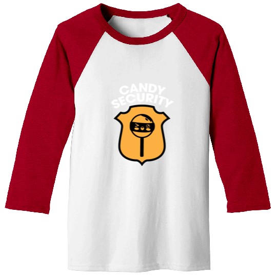Candy Security Kids Parents Matching Birthday Baseball Tees