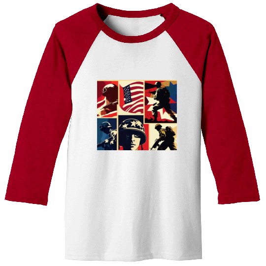 Memorial Day 6 Baseball Tees