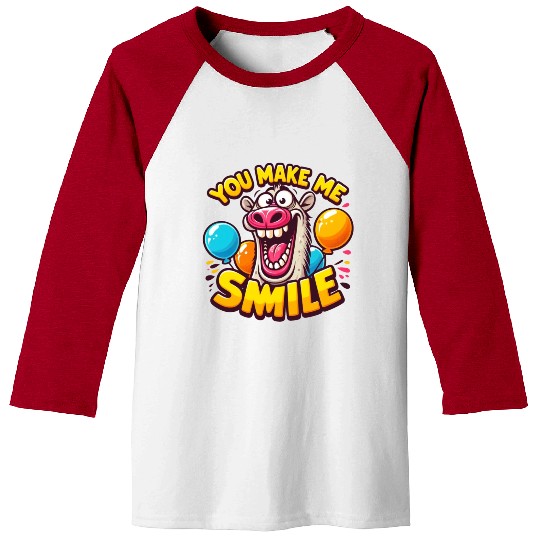 Joyful Donkey A Smile Inducing Design Baseball Tees