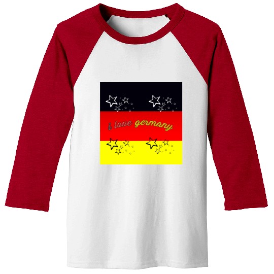 i love germany Baseball Tees