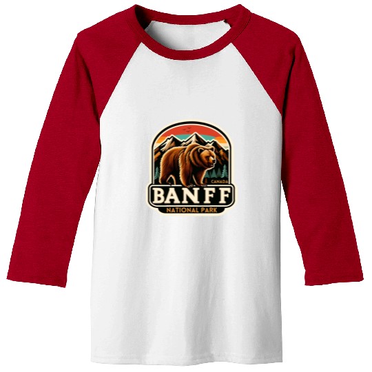 Banff National Park, Alberta Canada grizzly bears Baseball Tees