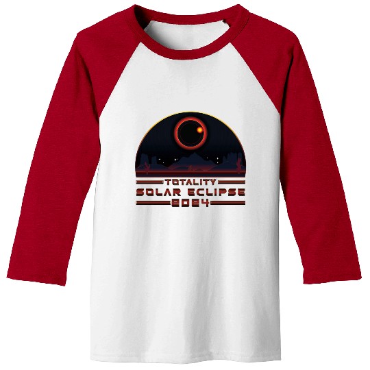 Totality Solar Eclipse 2024 - Science Baseball Tees