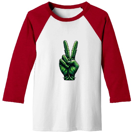 Hemp Legalization Peace Sign Baseball Tees