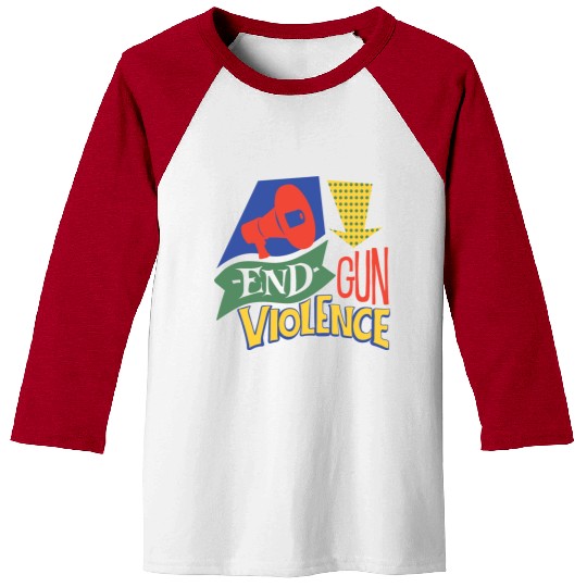End Gun Violence Baseball Tees