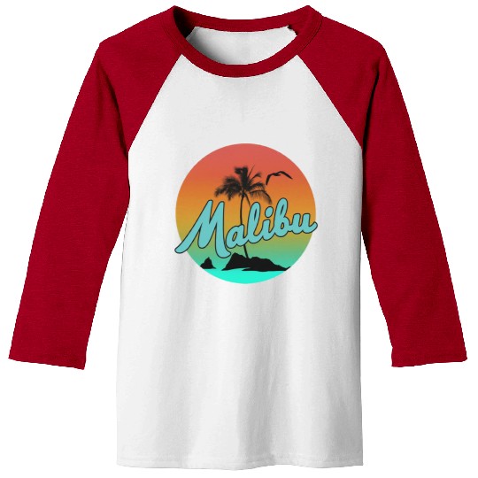 Malibu blue Baseball Tees