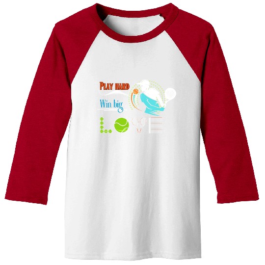 Sports design based tennis lover Baseball Tees