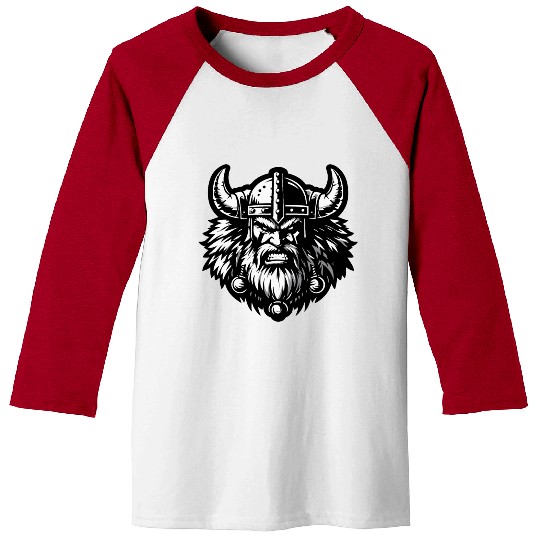 Powerful Viking Warrior Version 5 Baseball Tees