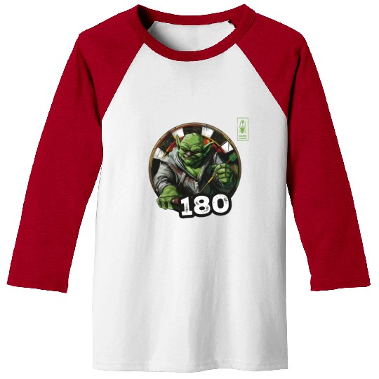 Darts 180 Green Game Champ Dart - Dart Team Baseball Tees