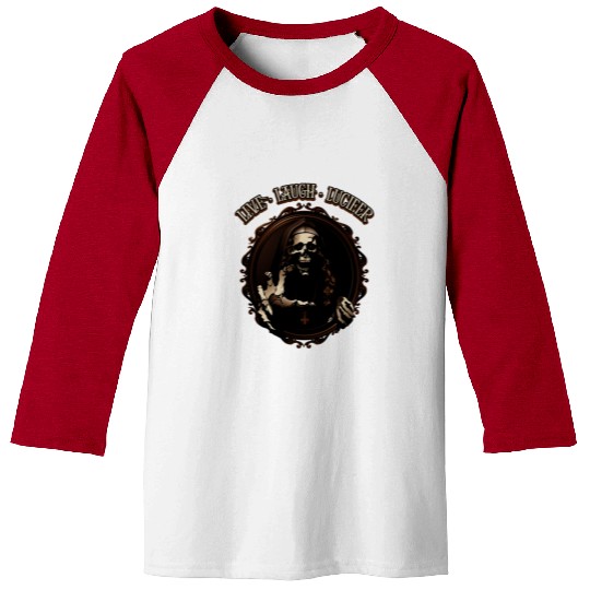 Live Love Lucifer Goth Festival Death Metal Baseball Tees