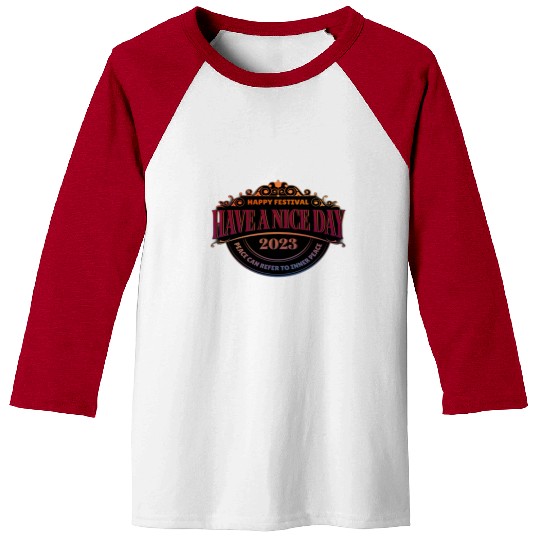 Nice Day Baseball Tees