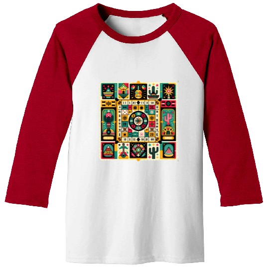 Loteria: Mexico's Bingo Fiesta Baseball Tees