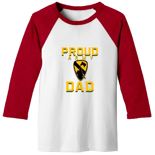 PROUD ARMY DAD Baseball Tees