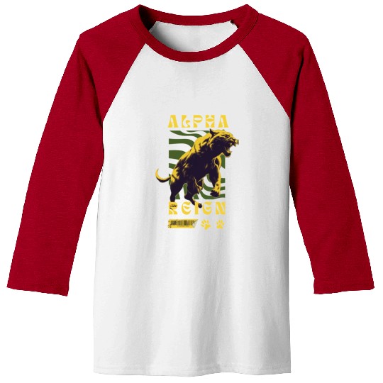 Unleash The Inner Alpha: Fierce Animal Print Baseball Tees