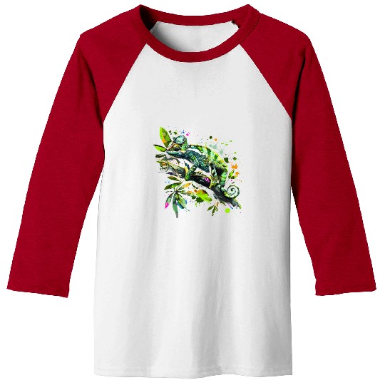 Chameleonaire A Rich Lizard for Lizard Pet Lover Baseball Tees