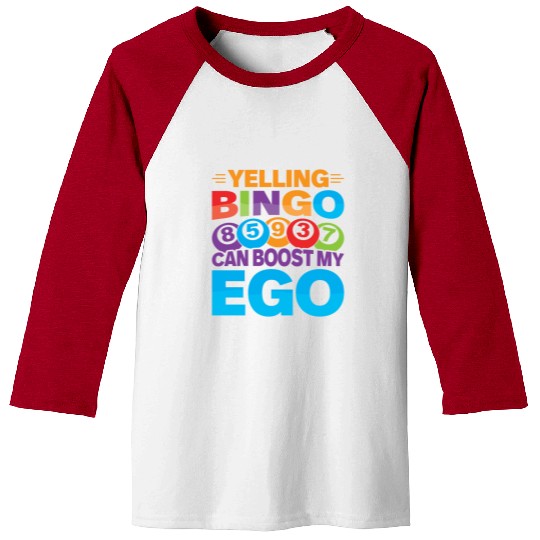Funny Bingo Caller Baseball Tees