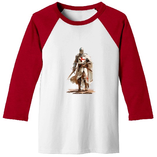 German crusader - Knight templar - Child of God Baseball Tees