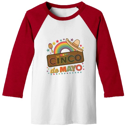 Cinco De Mayo Mexican Fiesta Baseball Tees