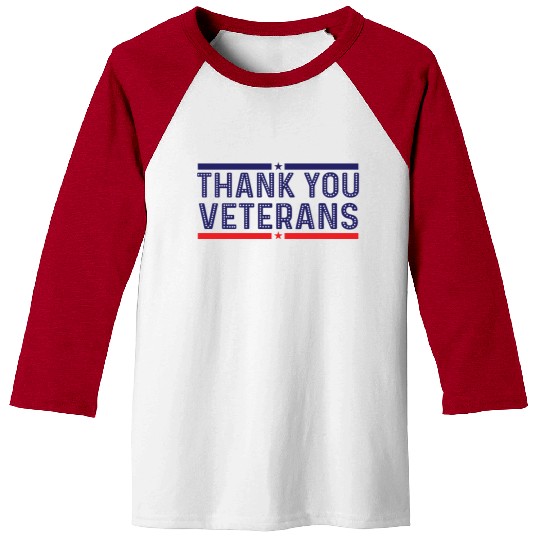 THANK YOU VETERANS Baseball Tees