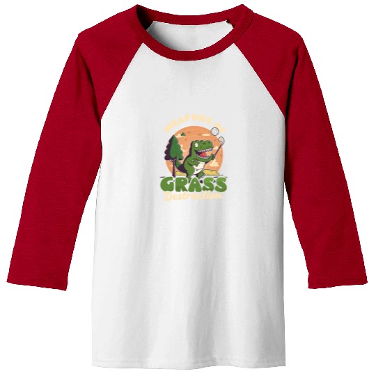 Golfing Weapons Of Grass Destruction Baseball Tees