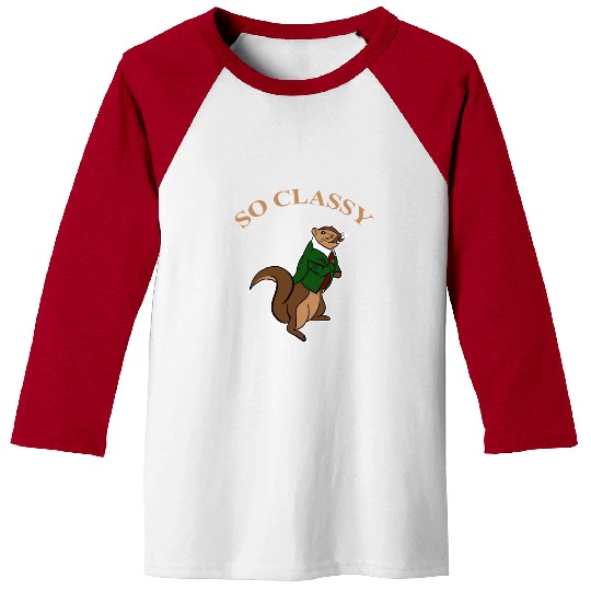 So Classy Squirrel Clothes Chipmunks Animal Lover Baseball Tees