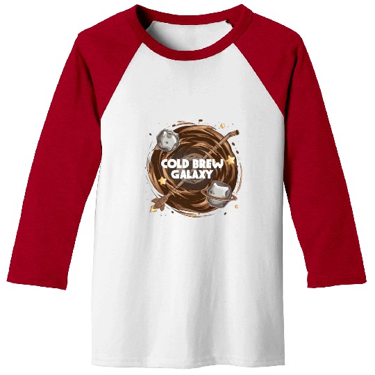 Cold Brew Galaxy: Stellar Coffee For Coffee Lovers Baseball Tees