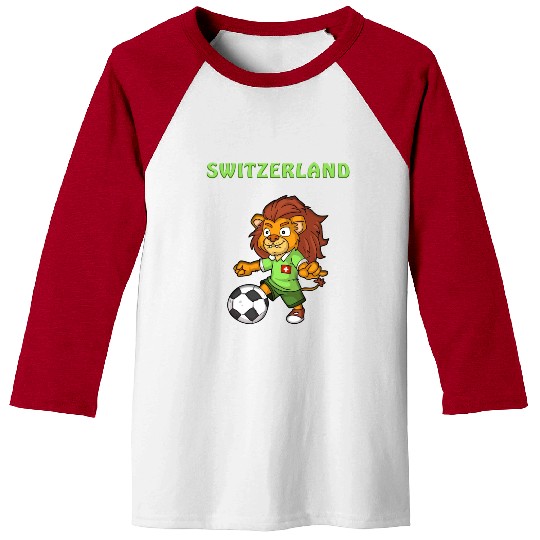 Swiss Fans / Switzerland Lion Baseball Tees