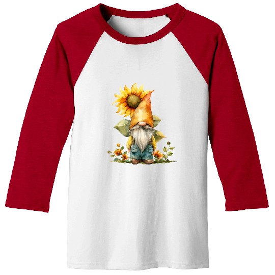 Sunflower Gnome Clipart Images, Garden clipart, Baseball Tees
