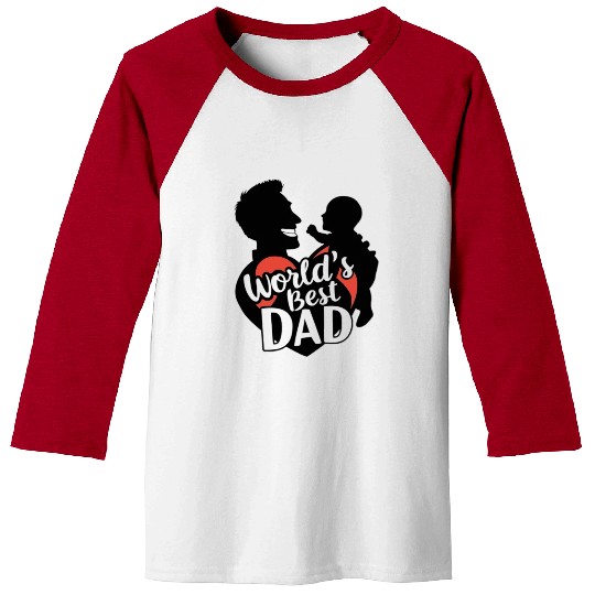 A creative father's day Baseball Tees design