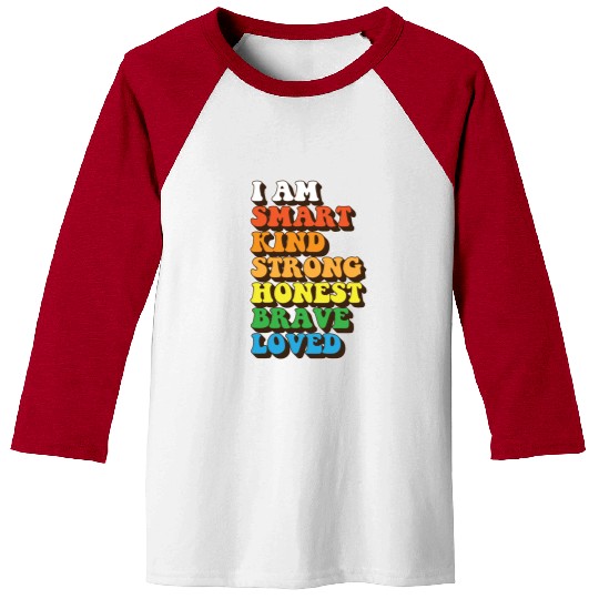 Daily Affirmation Uplifting Quotes Positive Baseball Tees