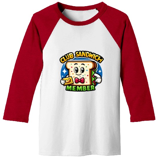 The Club Sandwich Member Baseball Tees