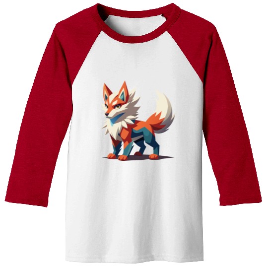 Fierce Fantasy Wolf Baseball Tees