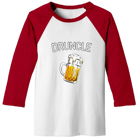 Druncle Whiskey Drunk Uncle Baseball Tees