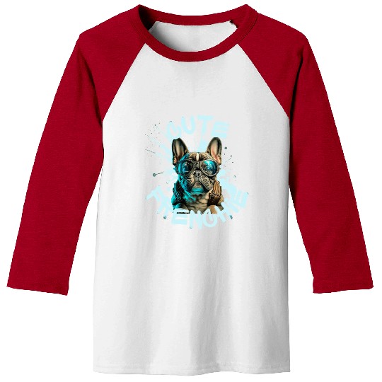 Cute frenchie Baseball Tees