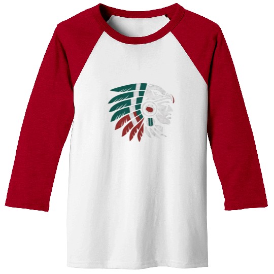 Aztec Warrior Indigenous Mexican Aztec Jaguar Baseball Tees