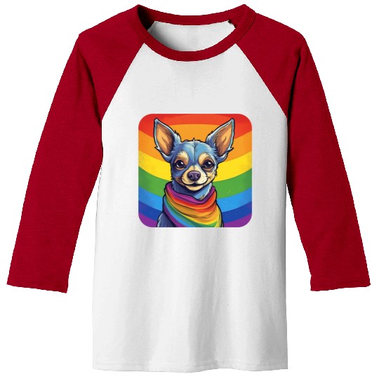 LGBTQ Chihuahua Baseball Tees