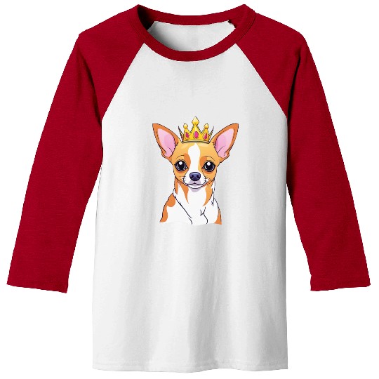 "The crowned ones" - Chihuahua Baseball Tees