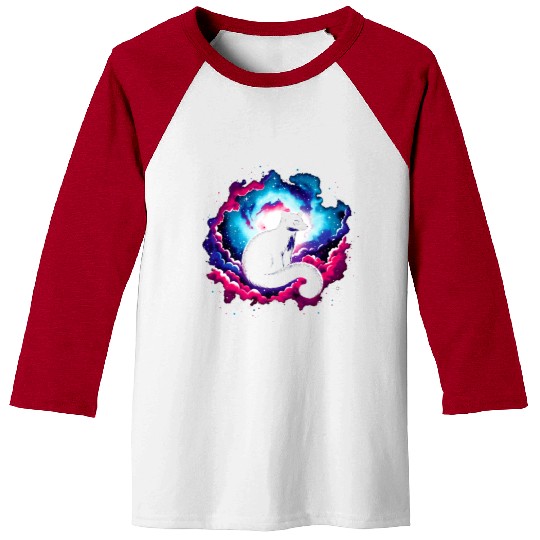 Cool Platypus Galaxy Space Art Baseball Tees